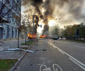 Potężne eksplozje w centrum Kijowa i Dnieprze. Alarmy przeciwlotnicze od rana w całej Ukrainie [WIDEO]