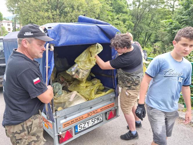 akcja ekologiczna w Ślemieniu