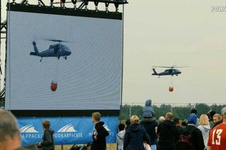 Widowiskowe pokazy lotnicze w Mielcu z udziałem policyjnego Black Hawka (zdjęcia i wideo)