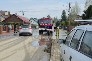 Pawłosiów po powodzi.