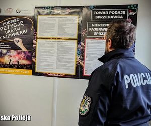 Lubuska Policja sprawdza punkty sprzedaży z fajerwerkami