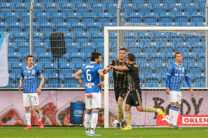 Legia wygrała ostatni mecz w Poznaniu (1:0) po golu Tomasa Pekharta.