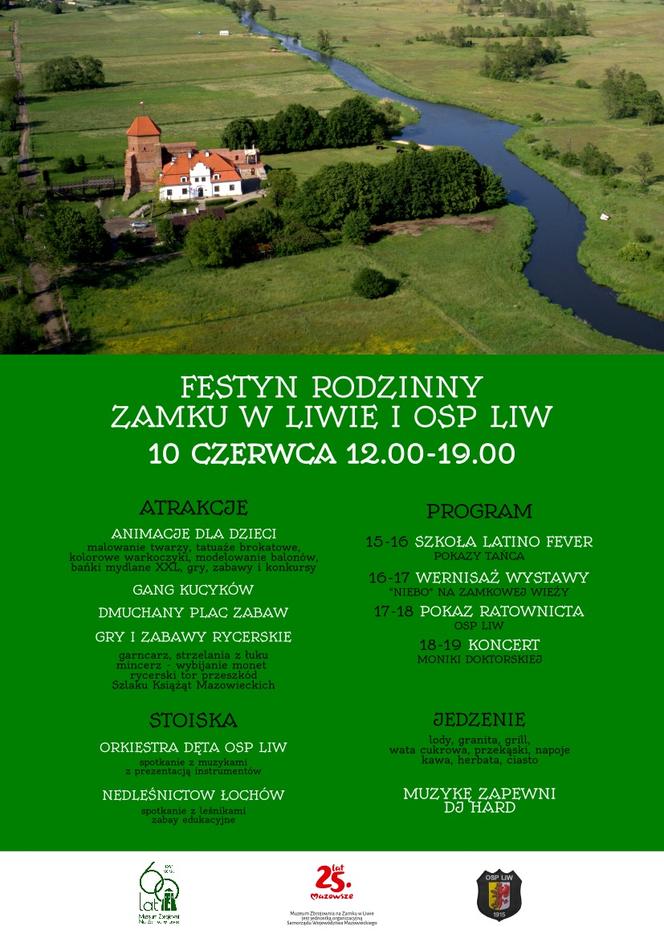 Festyn rodzinny na Zamku w Liwie już w sobotę 10 czerwca!