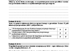 Matura rozszerzona WOS 12