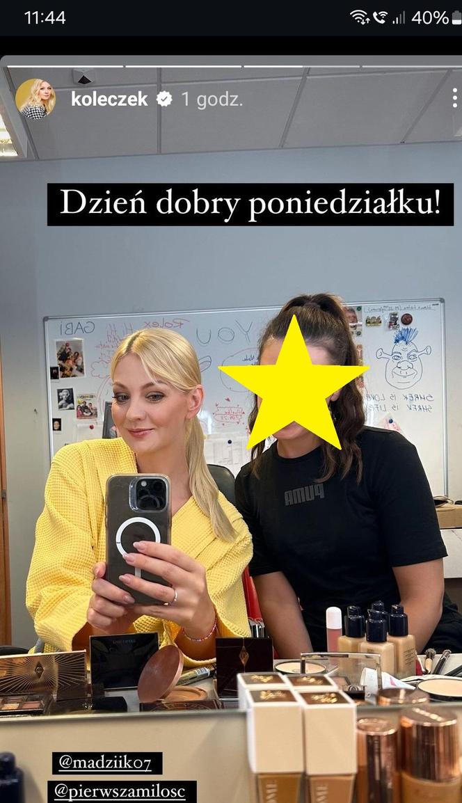 Pierwsza miłość. Katarzyna Kołeczek na planie nowego sezonu