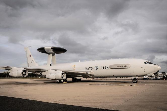 Samolot E-3A AWACS należący do NATO