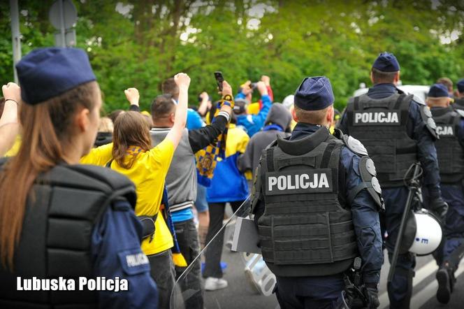 Lubuska policja zabezpieczała derby w Zielonej Górze