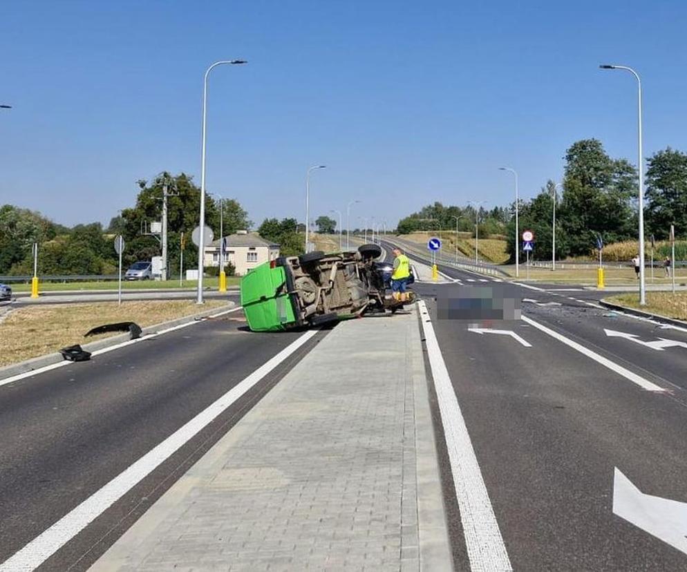 Jedna osoba nie żyje, 5 osób rannych. Tragiczny wypadek na nowo budowanej obwodnicy