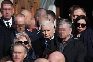 Marta Kaczyńska na pogrzebie Barbary Skrzypek