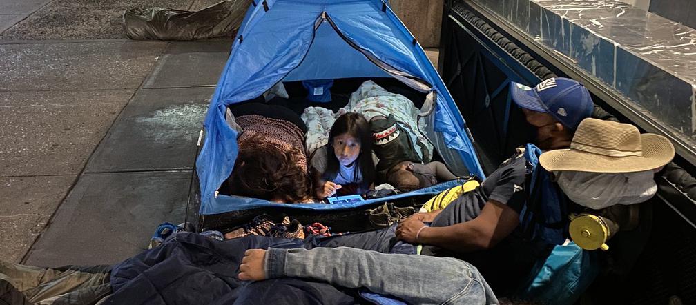 Niezbędni, ale wykluczeni protestują na Manhattanie