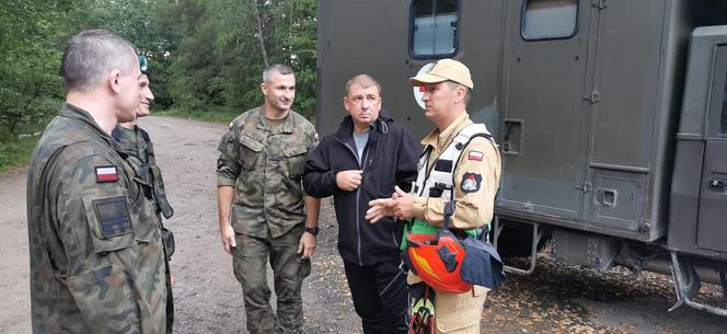 Wypadek w pobliżu Konotopu  - autobus z tirem 