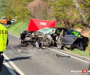 Poważny wypadek w Małopolsce. Wielu poszkodowanych. Droga zablokowana