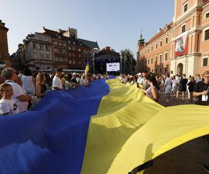 Dzień niepodległości Ukrainy. Tak świętowała Warszawa 