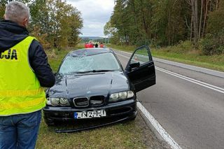 Tragiczny wypadek na Podkarpaciu. Kierowca BMW wyprzedzał, nie żyje rowerzysta