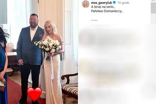 Ślub Ewy Gawryluk
