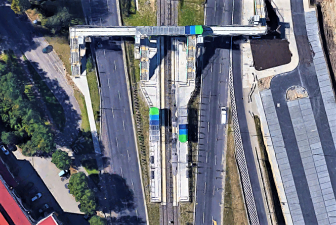 Szczecin w szczególe według Google Earth