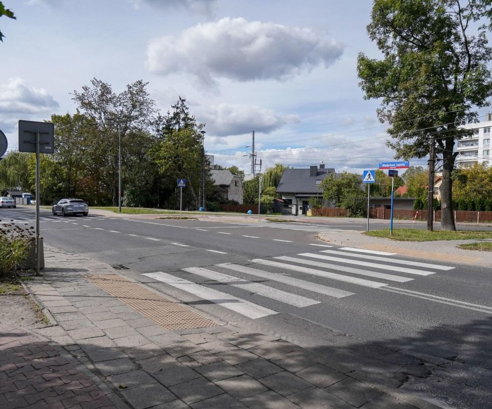 Skrzyżowanie ulic Władysława Jagiełły i Warszawskiej w Ursusie