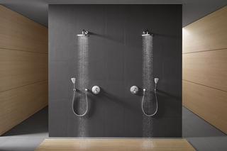 Podtynkowy zestaw prysznicowy z deszczownicą ścienną KLUDI A-QA