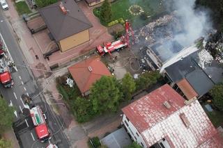 Potężny pożar, strażacy mówią o wybuchu. Budynek częściowo się zawalił [AKTUALIZACJA]