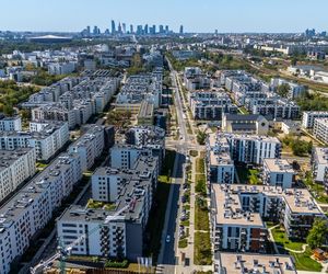 Nowe osiedla na pograniczu Kamionka i Grochowa w Warszawie