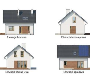 Dom z dwuspadowym dachem i poddaszem użytkowym. Zobacz najlepsze projekty z kolekcji Muratora