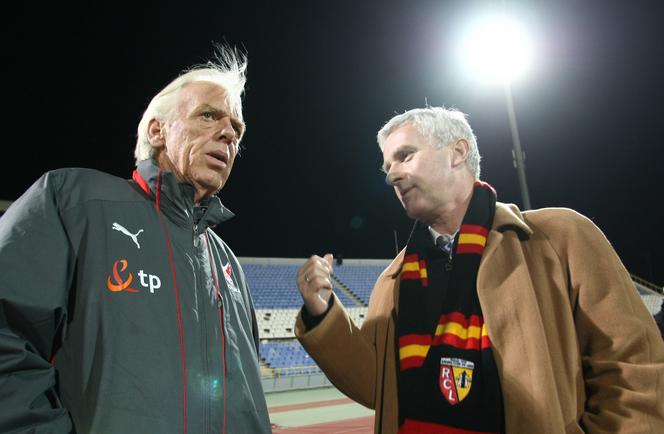 Michał Listkiewicz i Leo Beenhakker