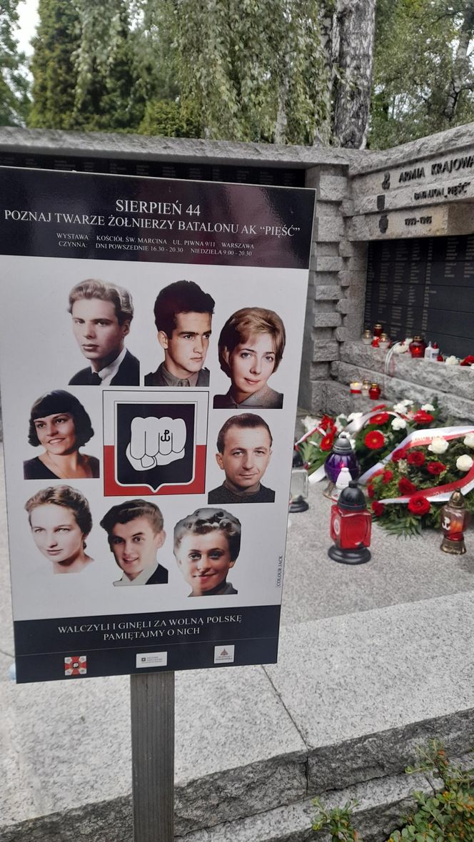 81. rocznica wybuchu Powstania Warszawskiego. Uroczystości przy pomniku Gloria Victis