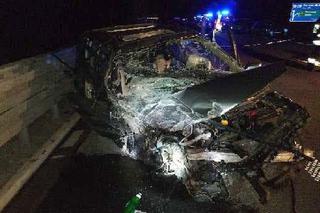 Jadąc pod prąd autostradą A4, doprowadził do wypadku. Był pijany