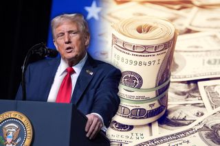 Tego jeszcze nie było! Twarz Trumpa na dolarze i hasło: WALCZ, WALCZ, WALCZ!