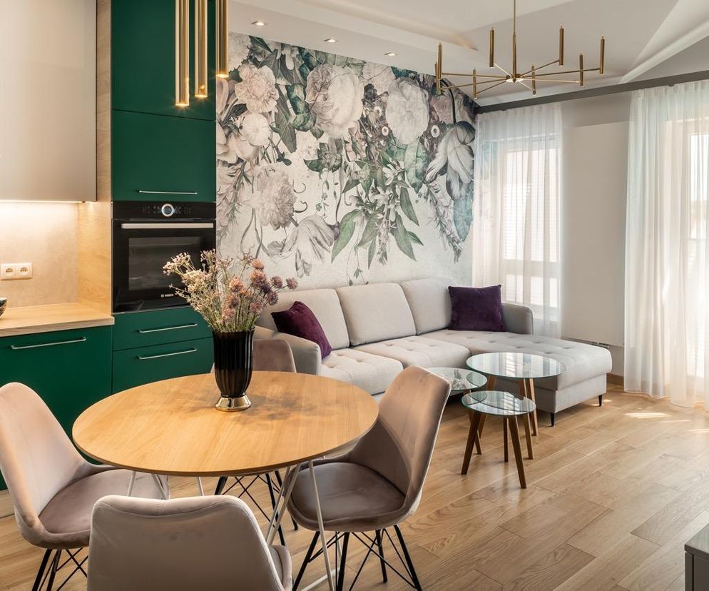To mieszkanie ma tylko 36 m kw., a wygląda jak luksusowy apartament!