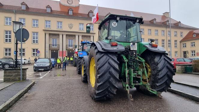 Protest rolników w Koszalinie