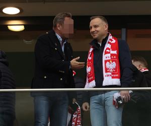 Znudzony Andrzej Duda ziewał podczas Polska - Albania