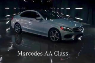 Mercedes-Benz na paluszki - parodia reklamy auta na baterie - WIDEO
