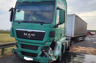 Karambol na S5 koło Kościana. Jedna kolizja za drugą