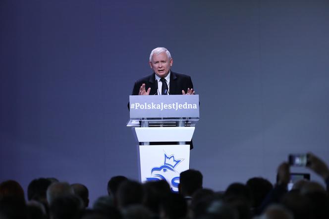 Jarosław Kaczyński na kongresie PiS: Pogroził ministrom i postraszył Niemców
