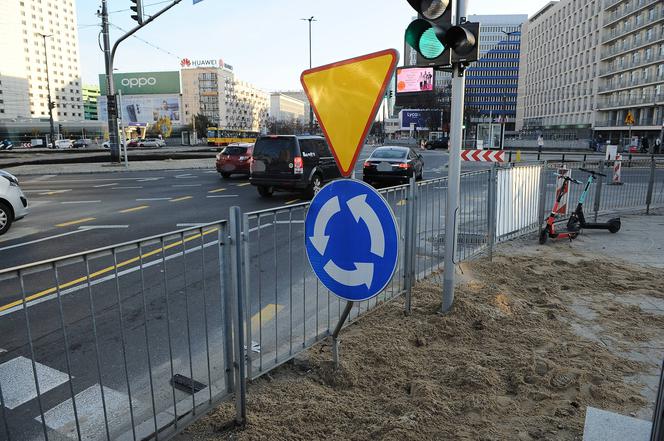 Tak wygląda centrum Warszawy przed Marszem Niepodległości