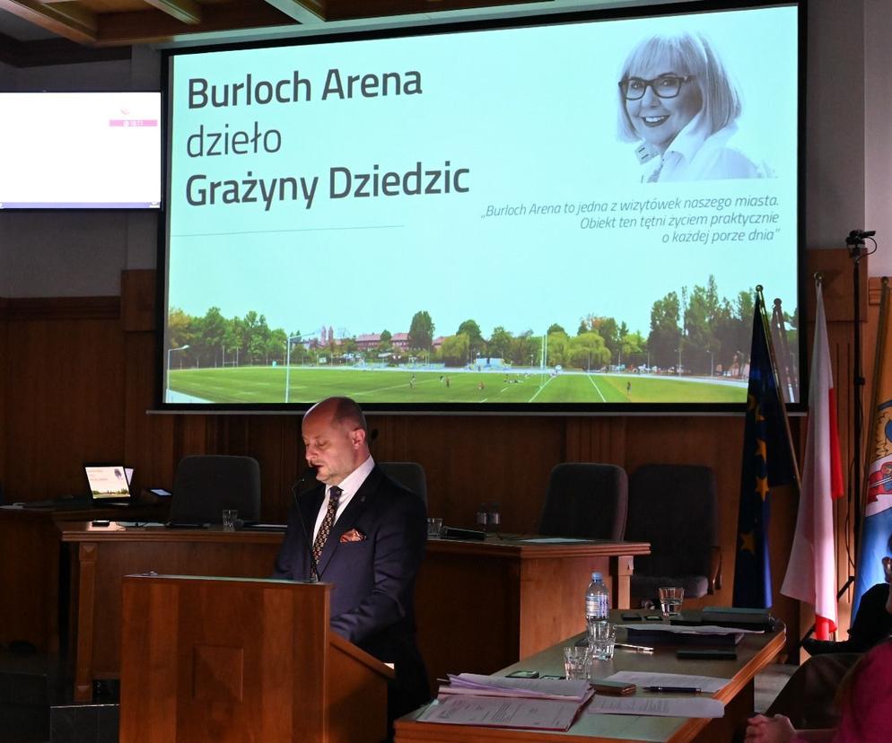 Burloch Arena będzie nosić imię zmarłej prezydent Grażyny Dziedzic