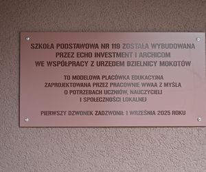 Rozpoczęcie roku w nowej szkole na Mokotowie. Zbudował ją deweloper