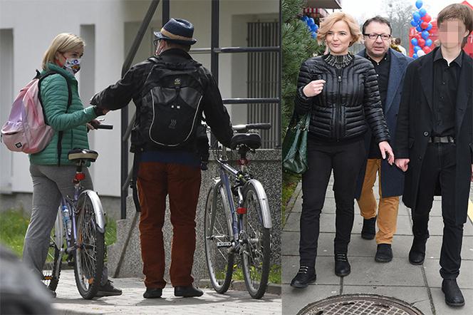 Syn Moniki Zamachowskiej rozwozi jedzenie na pożyczonym rowerze
