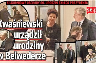 Kwaśniewski urządził urodziny w Belwederze