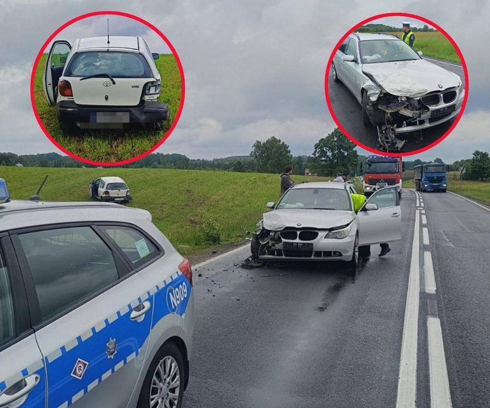 Toyota zderzyła się z BMW. Są poszkodowani, w tym dziecko!