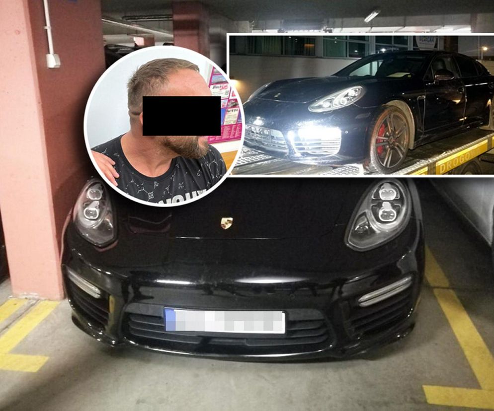 Kradzione porsche w podziemnym parkingu. Zatrzymany 41-latek