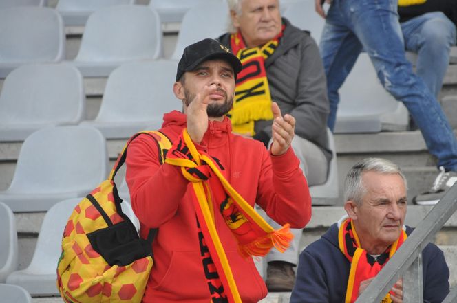 Korona Kielce - Lech Poznań. Zdjęcia kibiców na Exbud Arenie