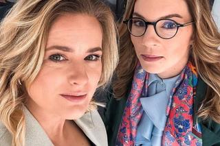 M jak miłość na planie. Julia (Marta Chodorowska), Sylwia (Hanna Turnau)