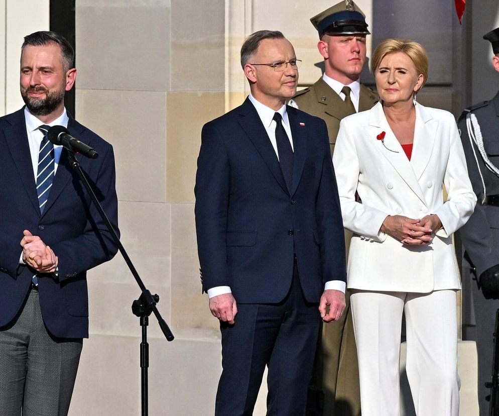 Agata Duda w bieli 