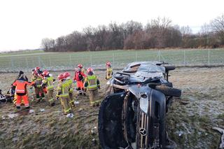 Sześć osób zostało rannych. Wcześniej w pobliżu zginął kierowca