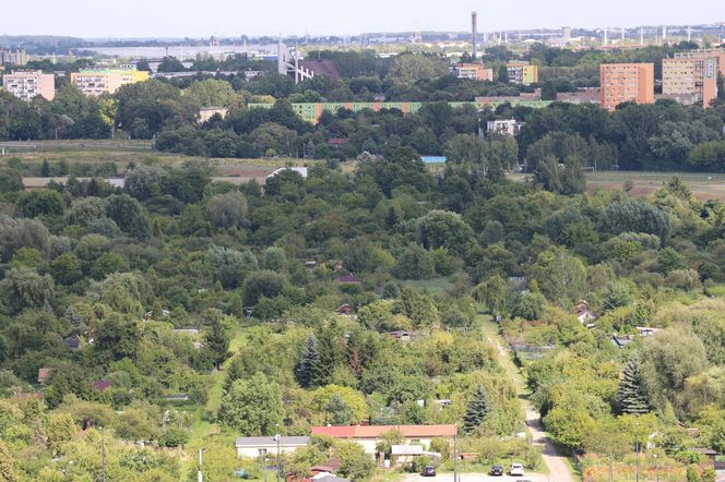 Panorama Lublina z najwyższego punktu widokowego w mieście - Wieży Trynitarskiej