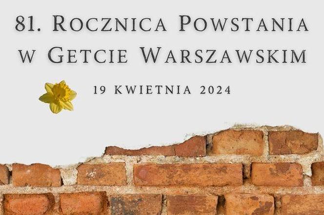 Dziś 81 rocznica Powstania w Getcie Warszawskim. W niedzielę Marsz Modlitwy