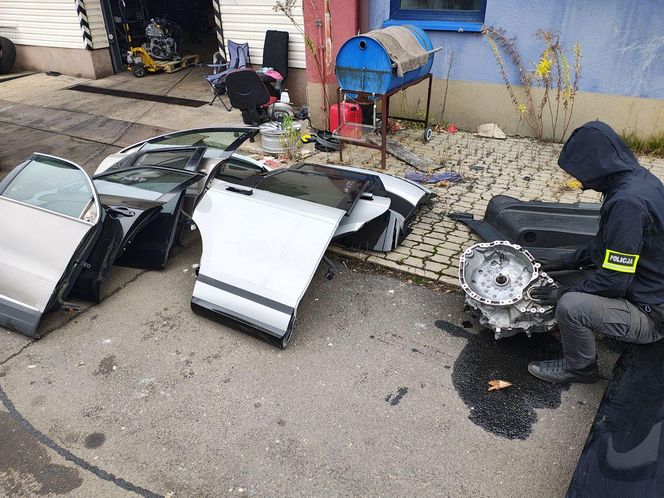 Sklep z kradzionymi częściami