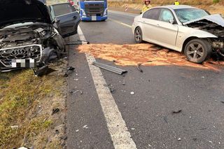 Wypadek na S19  w Trzebusce pod Rzeszowem. Potężne utrudnienia 